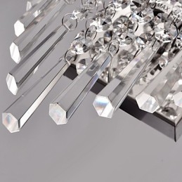 Puolipyöreä seinävalaisin Crystal Feature