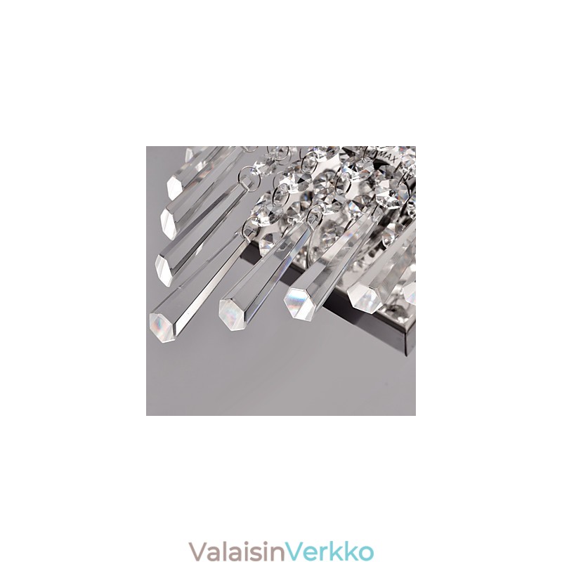 Puolipyöreä seinävalaisin Crystal Feature
