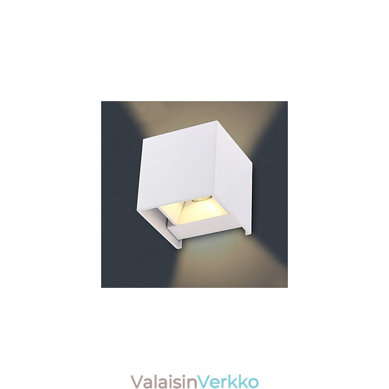 6W seinävalaisimet modernia nykymetallia