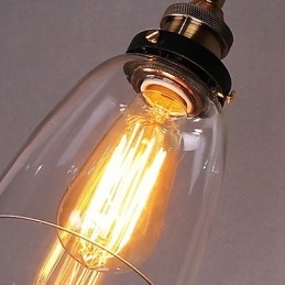 Teollinen Edison Simplicity lasiseinälamppu metallijalustalla ruokasalin työhuone toimisto eteisen seinävalaisin