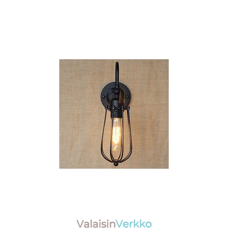 American Country Living Room Valaisin Makuuhuoneen Parveke Minimalistinen Mattamusta Yövalaisin Koristeellinen taideseinä