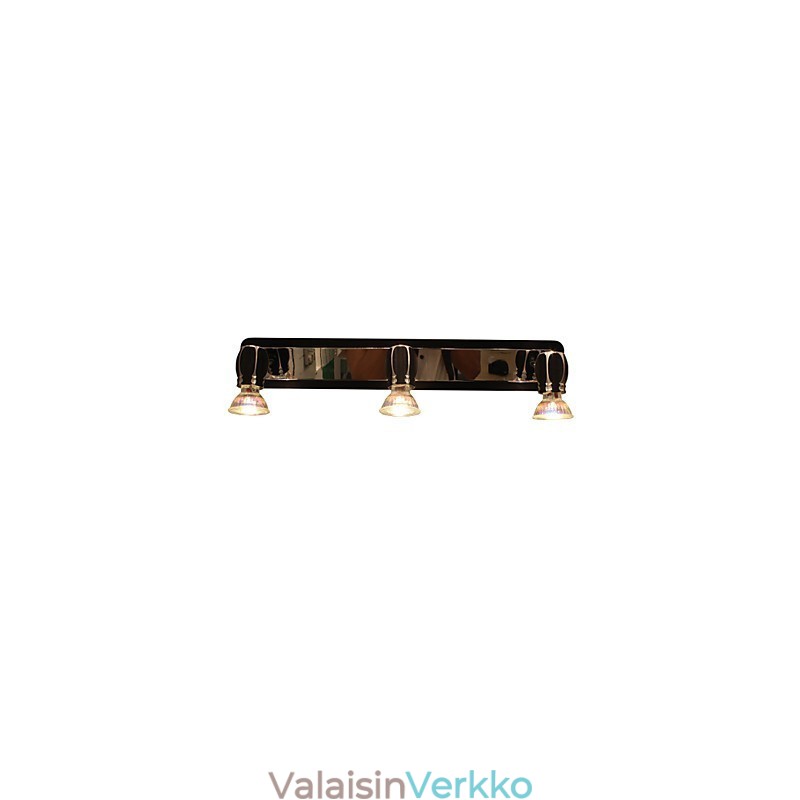 Modernit mustat seinävalot Kylpyhuoneen valot 3 valolla