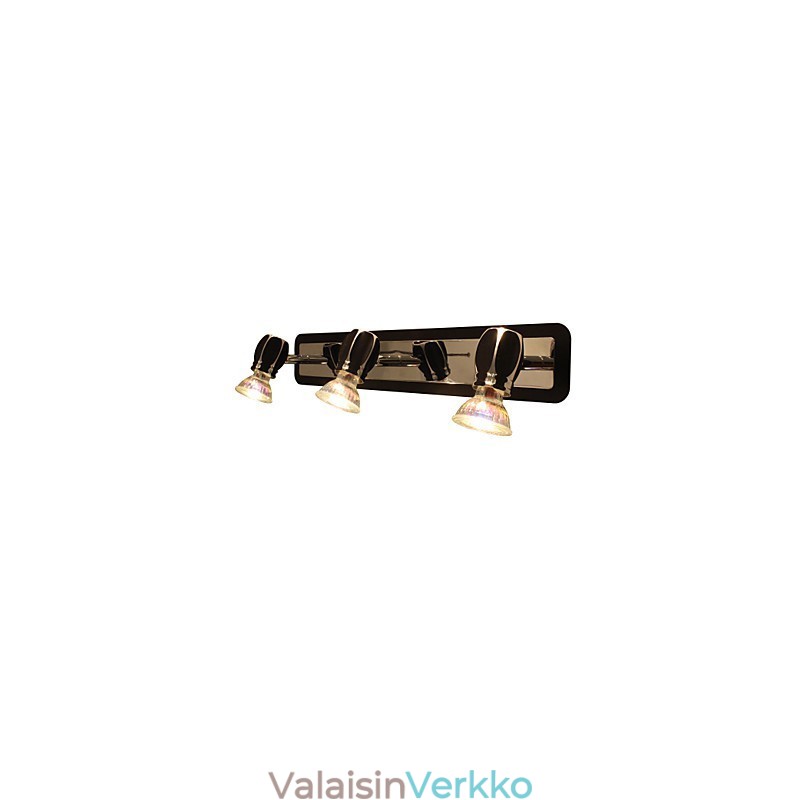 Modernit mustat seinävalot Kylpyhuoneen valot 3 valolla