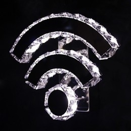 WIFI Crystal seinävalaisimet Crystal Modern Contemporary Bed Living Hotel Metal