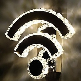 WIFI Crystal seinävalaisimet Crystal Modern Contemporary Bed Living Hotel Metal