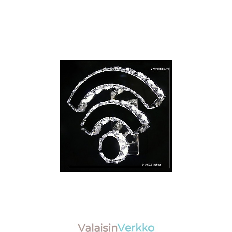 WIFI Crystal seinävalaisimet Crystal Modern Contemporary Bed Living Hotel Metal