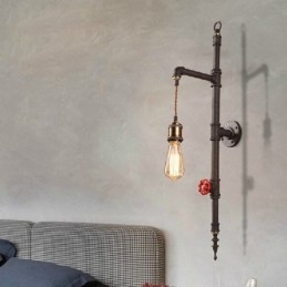 Maaseudun Creative Retro Rocket -seinävalaisimen putkiseinä