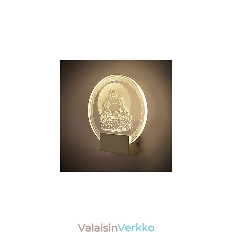 Akryyliseinävalaisin PVC-lamppu valosiru Moderni nykyaikainen metalli