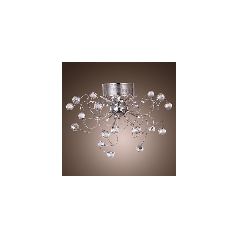 Kattokruunu Crystal Modern Design Living 9 Lights