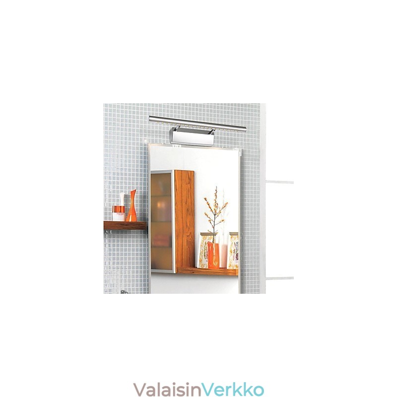 Kylpyhuoneen valaistus moderni nykyaikainen metalli