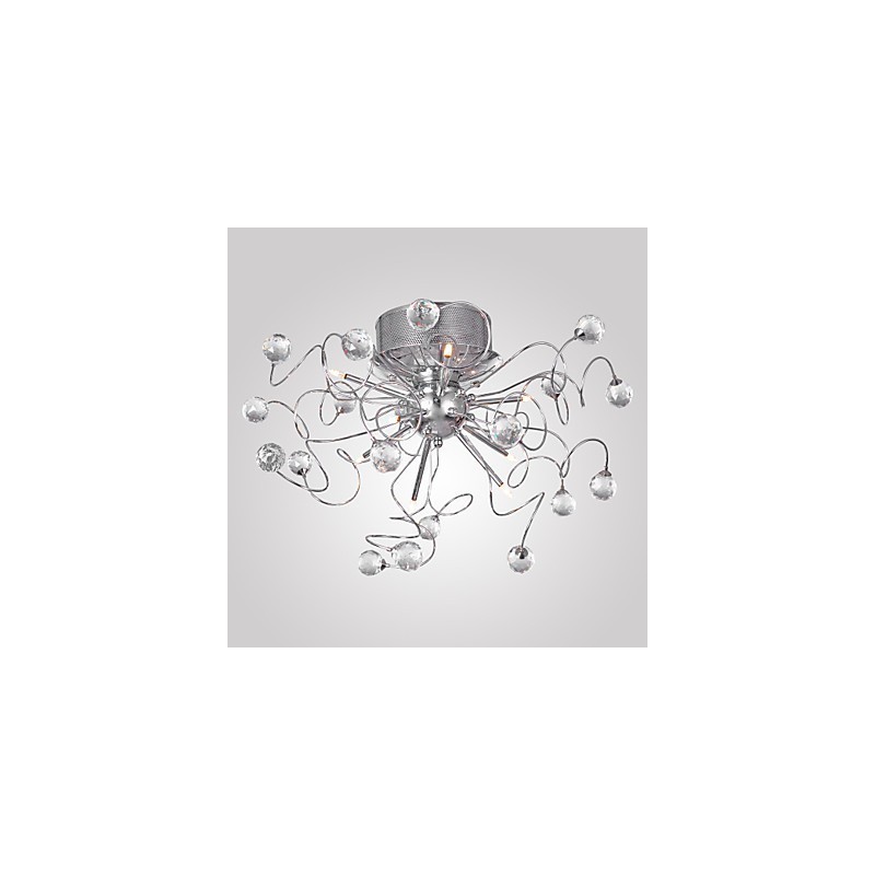 Kattokruunu Crystal Modern Design Living 9 Lights