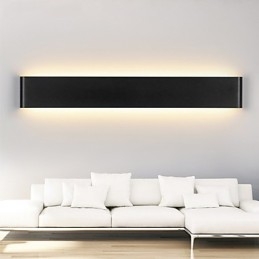 Modernit seinävalaisimet Light Indoor Black White 72cm