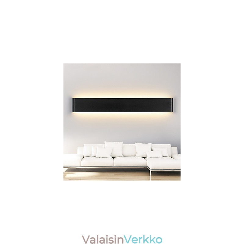 Modernit seinävalaisimet Light Indoor Black White 72cm