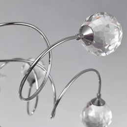 Kattokruunu Crystal Modern Design Living 9 Lights