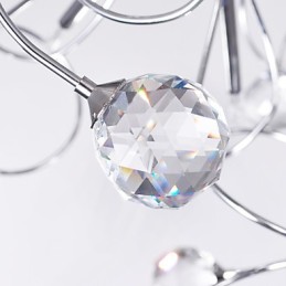 Kattokruunu Crystal Modern Design Living 9 Lights