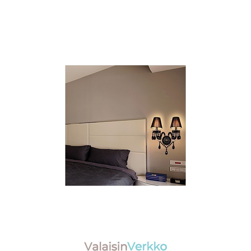 Crystal kynttilän seinävalaisin moderni nykyaikainen lasi