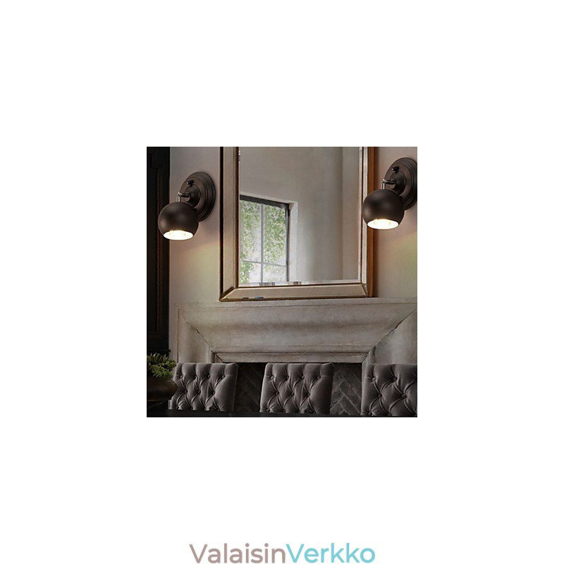 Loft Creative takorautainen seinävalaisin, joka palauttaa muinaisten tapojen valot