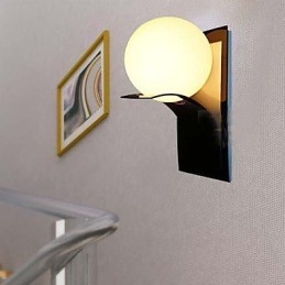 Kylpyhuoneen seinävalaisin Moderni maapallon metallilasin galvanointi