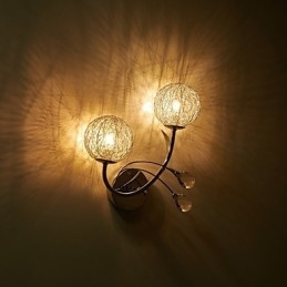 Seinävalaisimet Crystal Mini Style Modern Contemporary Metal