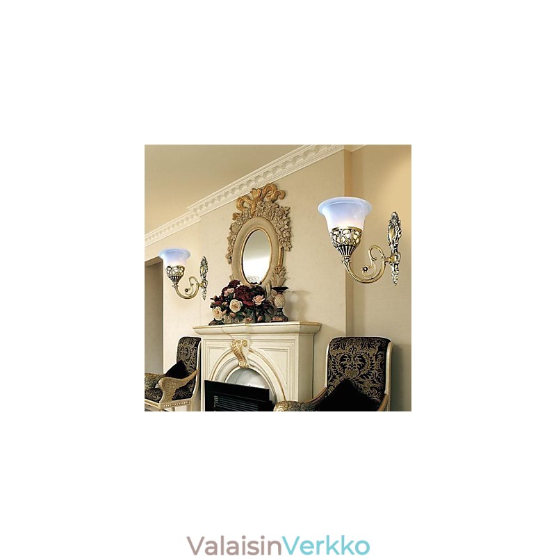 Pronssivalaisimet Valot Moire Glass European Retro Classic 220V