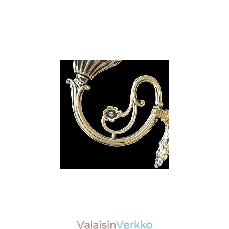 Pronssivalaisimet Valot Moire Glass European Retro Classic 220V