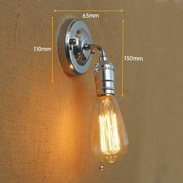 Amerikkalainen maaseudun maaseutu Retro Moderni Edison-lamppukäytävä Mini olohuoneen seinävalaisin