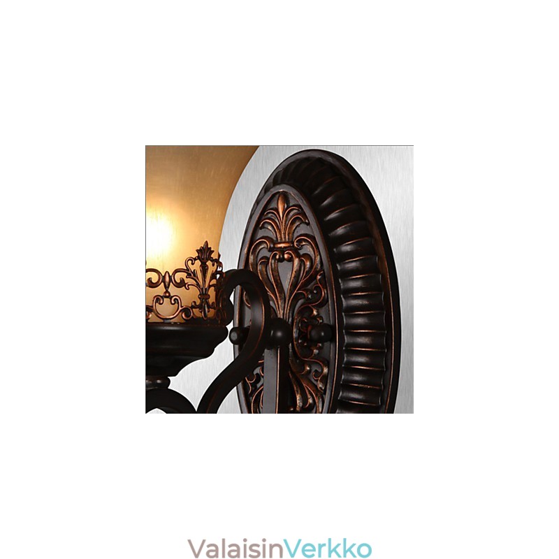 Vintage-seinävalaisimet 1 valo hartsimateriaalilla lasivarjostimella makuuhuoneen olohuoneen eteisen valot