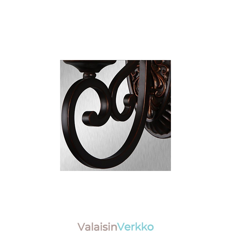 Vintage-seinävalaisimet 1 valo hartsimateriaalilla lasivarjostimella makuuhuoneen olohuoneen eteisen valot