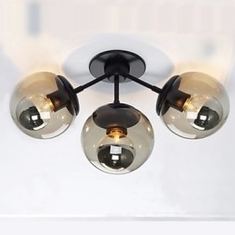 Seinälamput Lasipallo 3Lights Outdoor Indoor Seinävalot l Rustic Lodge Metal