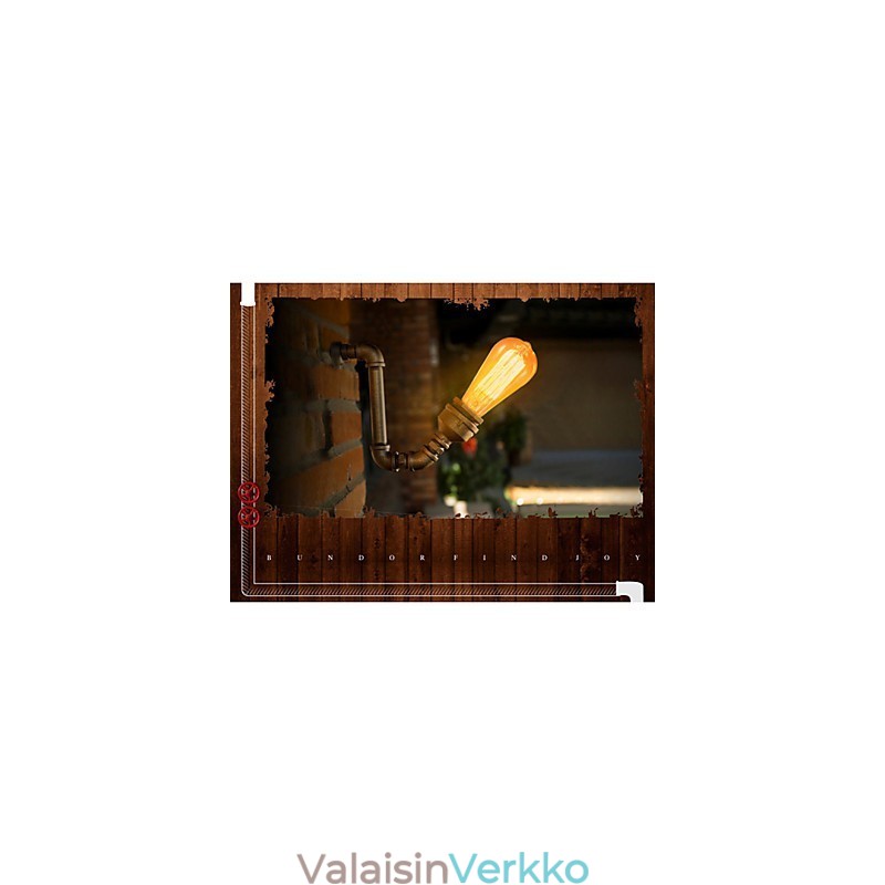 American Village Loft Industrial Edison Style Vintage seinävalaisin Retro vesiputkivalaisin seinävalaisin