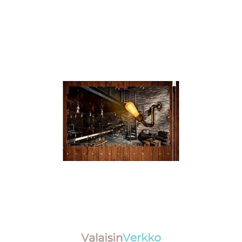 American Village Loft Industrial Edison Style Vintage seinävalaisin Retro vesiputkivalaisin seinävalaisin