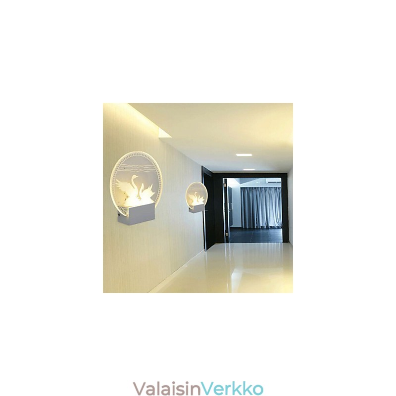 Akryyliseinävalaisin PVC-lamppu Valo moderni nykyaikainen metalli