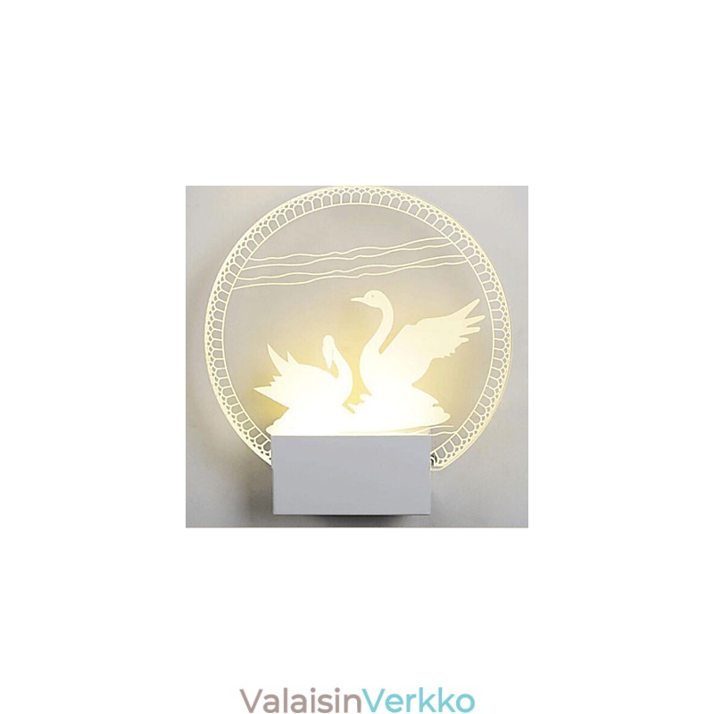 Akryyliseinävalaisin PVC-lamppu Valo moderni nykyaikainen metalli