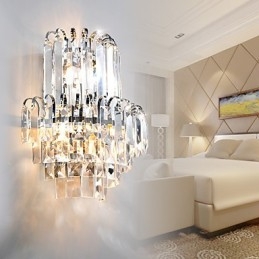 Seinävalaisimet Crystal Modern Contemporary Glass