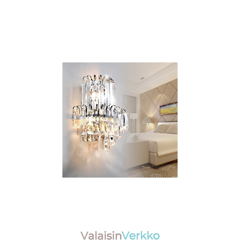 Seinävalaisimet Crystal Modern Contemporary Glass