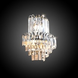 Seinävalaisimet Crystal Modern Contemporary Glass
