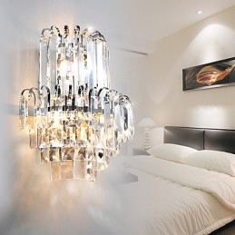 Seinävalaisimet Crystal Modern Contemporary Glass