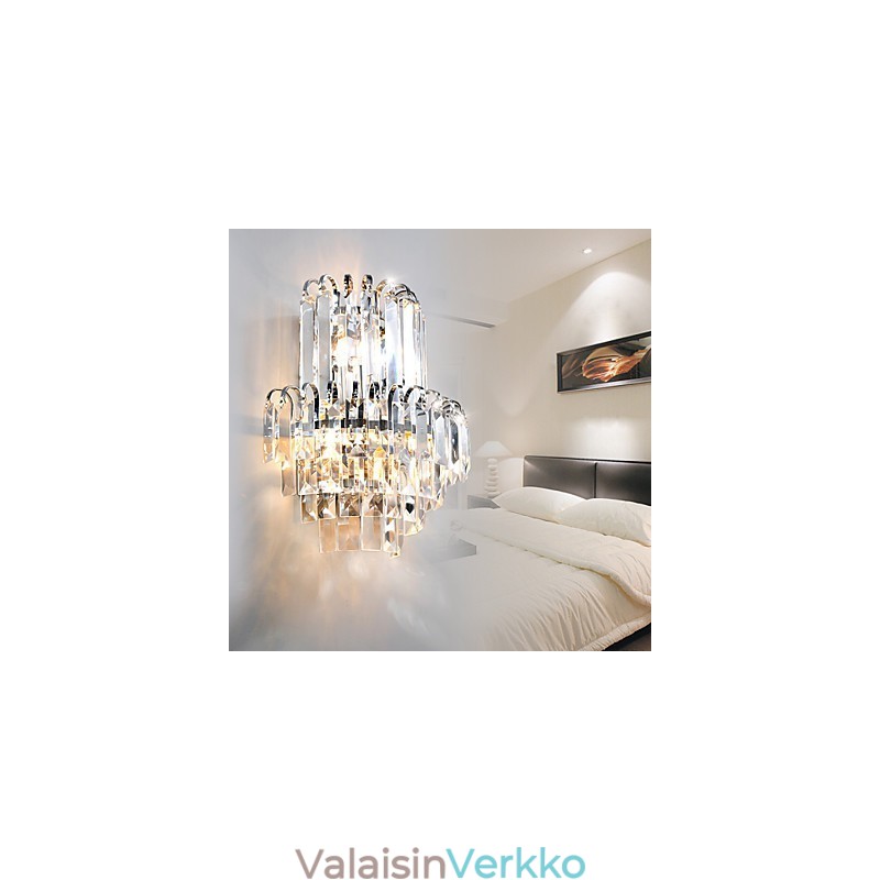 Seinävalaisimet Crystal Modern Contemporary Glass