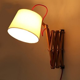 Seinävalaisimet lukuvalaisimet Mini-tyylinen perinteinen klassinen puubambu
