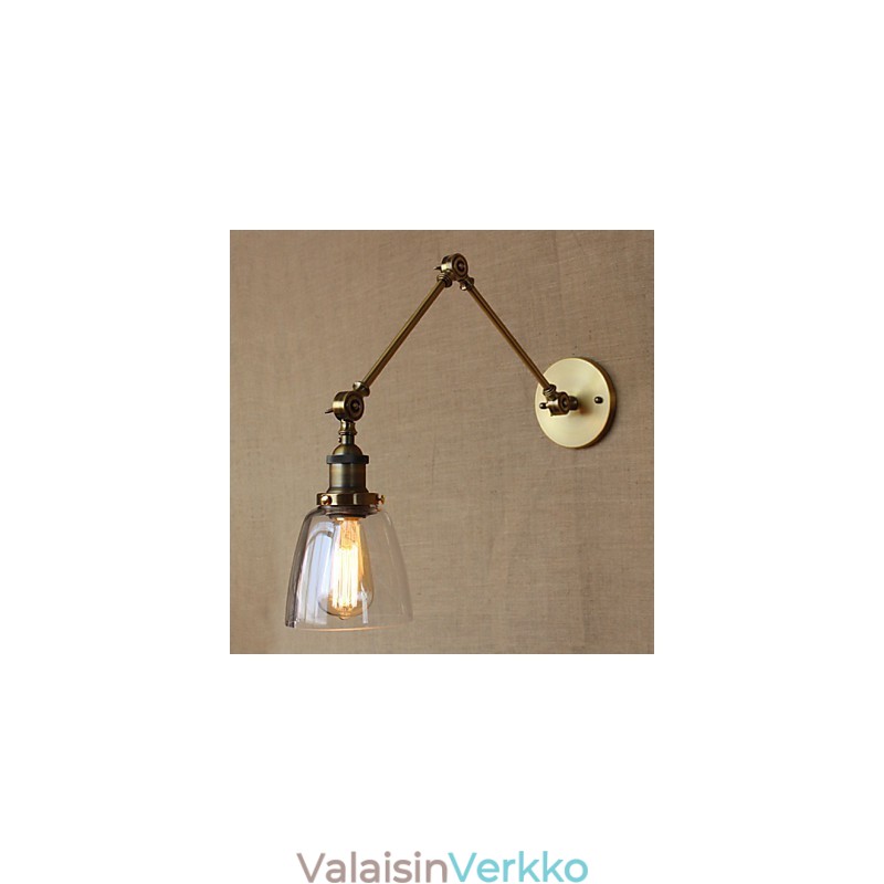 Retro Vintage RACK -makuuhuoneen sängyn vieressä Exclusive hotellin aulakoristeltu antiikkipronssinen seinävalaisin