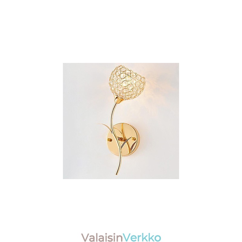 Kristalliset seinävalaisimet modernia nykymetallia