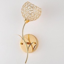 Kristalliset seinävalaisimet modernia nykymetallia