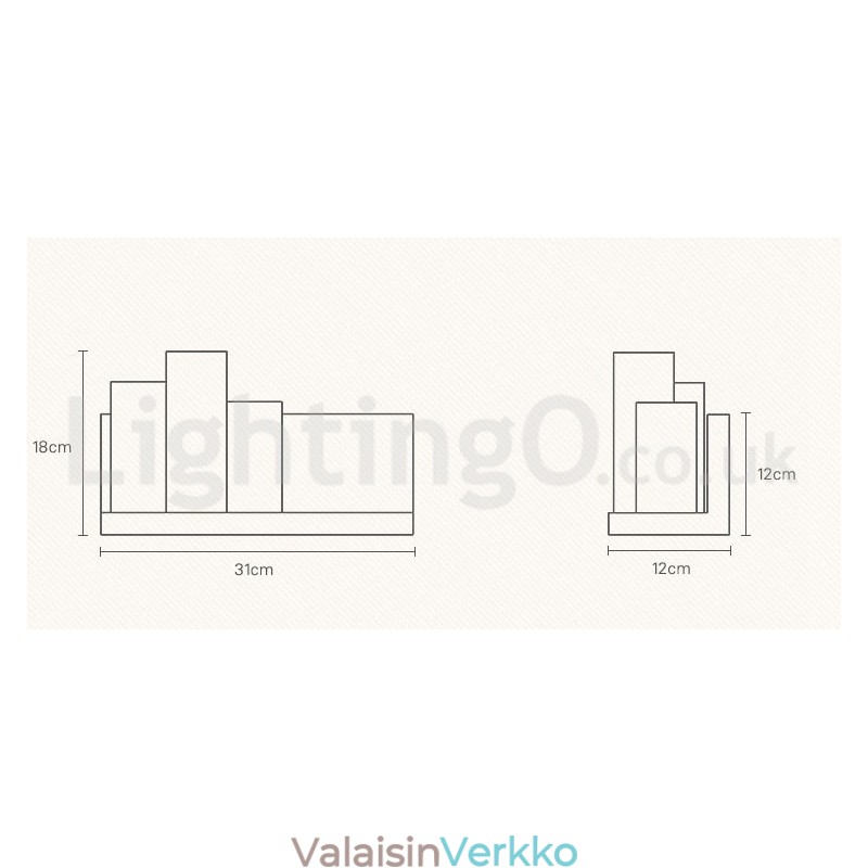 Minityyliset seinävalaisimet lasivarjostimilla Moderni nykyaikainen puinen bambuseinävalaisin