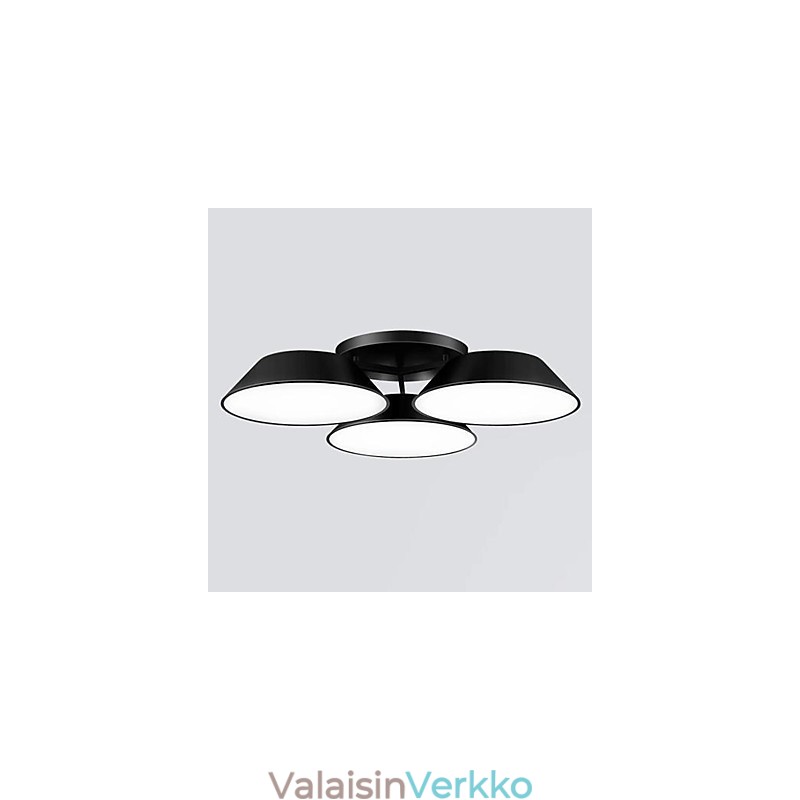 Uppoasennus 3 valoa metalliakryyli yksinkertainen moderni