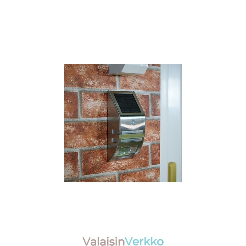 Aurinkovalkoinen seinävalo PIR-liiketunnistimella