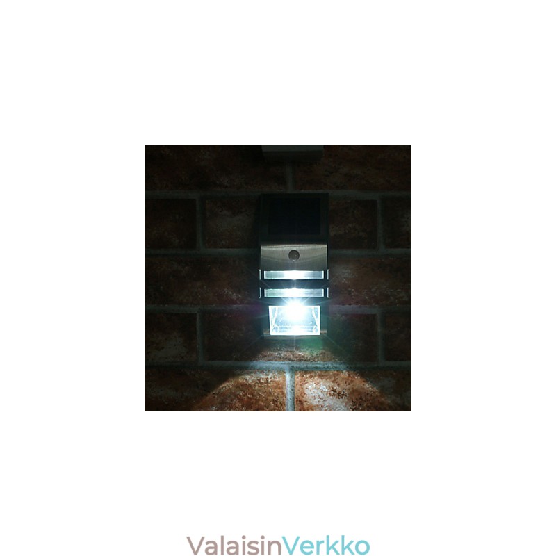 Aurinkovalkoinen seinävalo PIR-liiketunnistimella