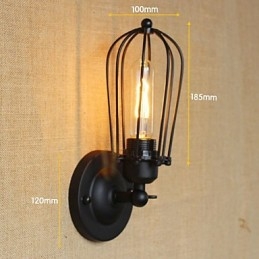 Retro-minimalistiset teollisuussuunnittelijat Parveke käytävä Portaat Lamppu Koristeellinen seinävalaisin