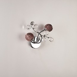 Seinävalaisimet Crystal Mini Style Modern Contemporary Metal