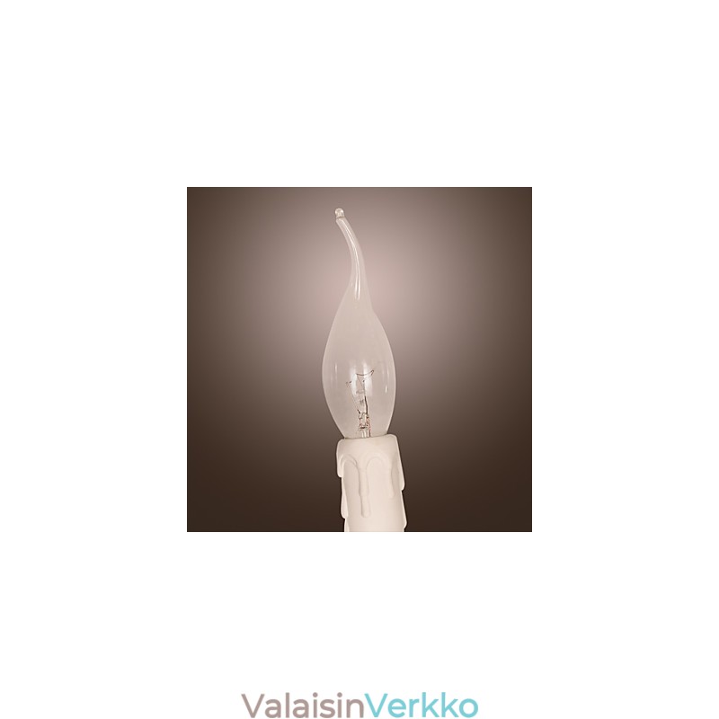 Kristallinen seinävalaisin 2 kynttilälampulla