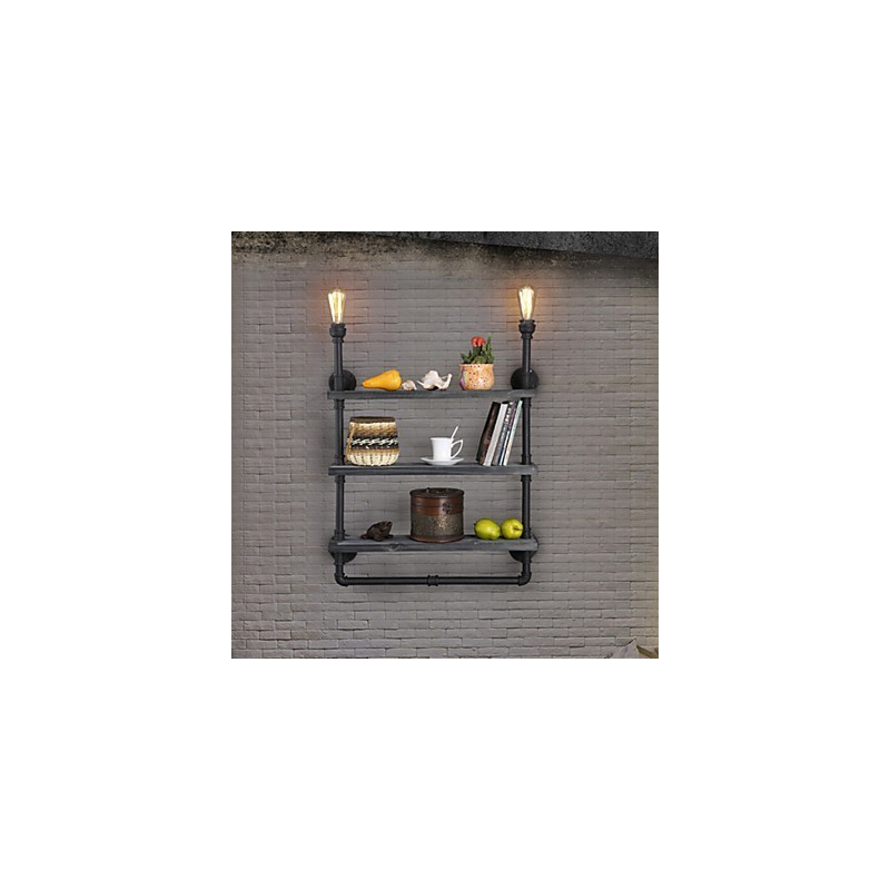 Seinävalaisimet Mini Style Rustic Lodge Metal